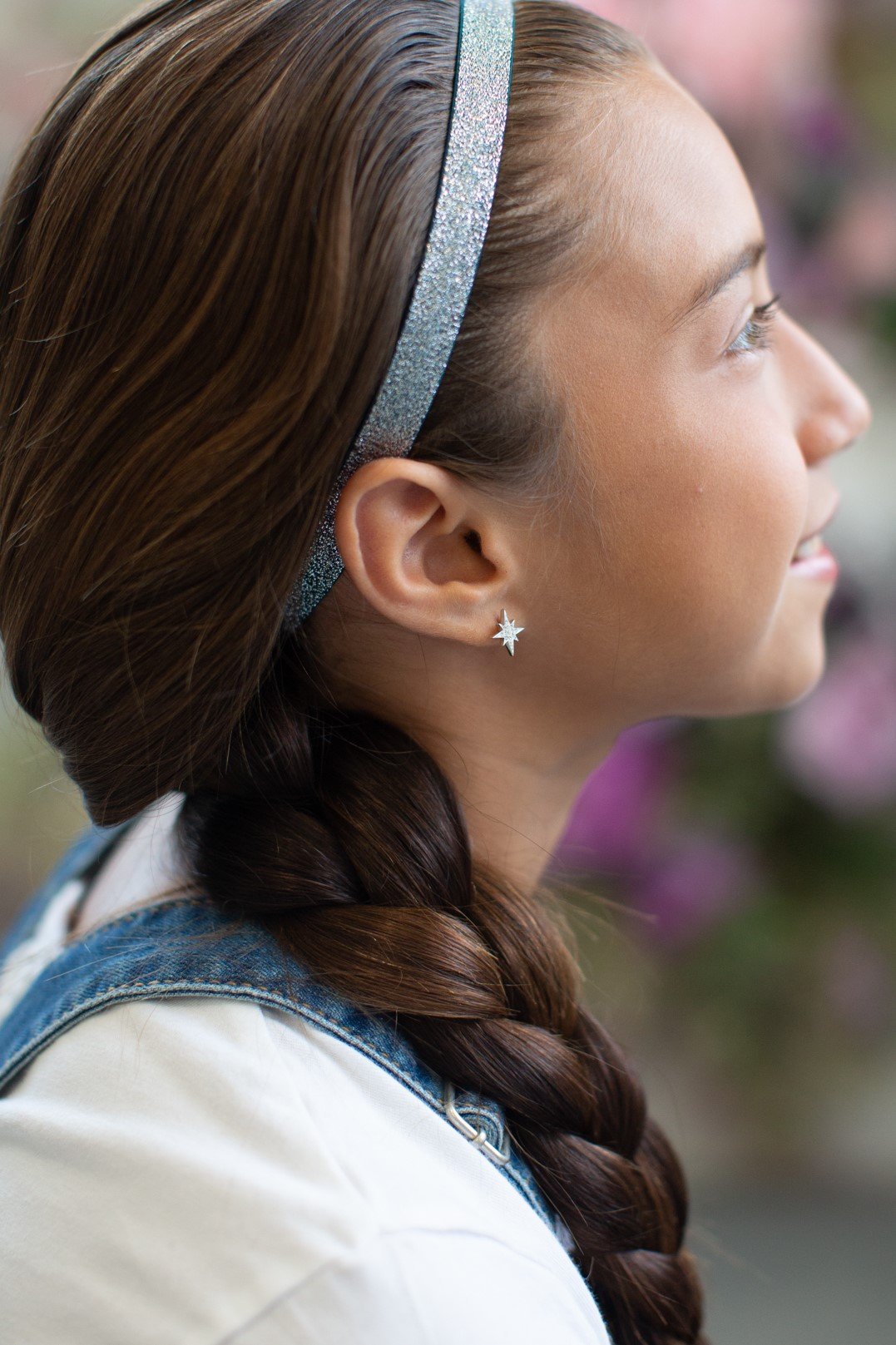 Sterling silver crystal starburst outlet earrings